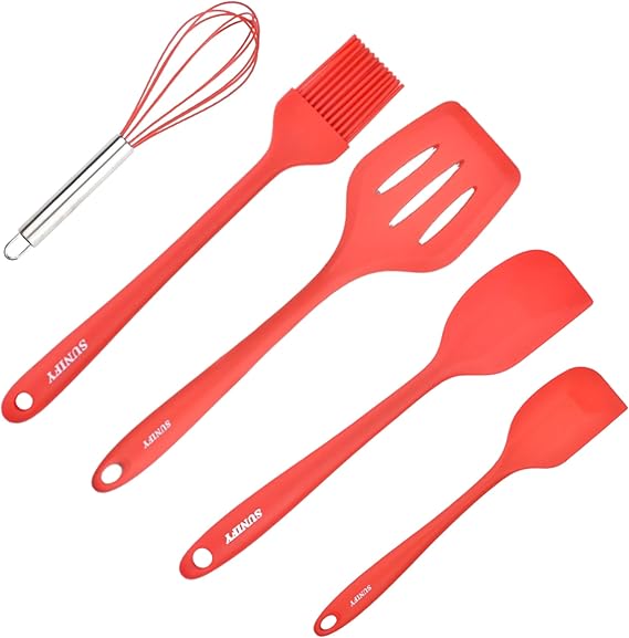 5PCS Kitchen Silicone Cooking Utensils Set