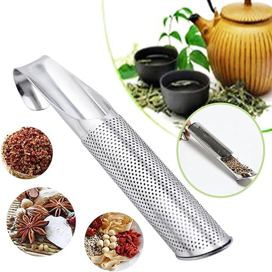 Tea Strainer Filter Diffuser Stainless Steel Filter for Puer Tea Herb 8Cm