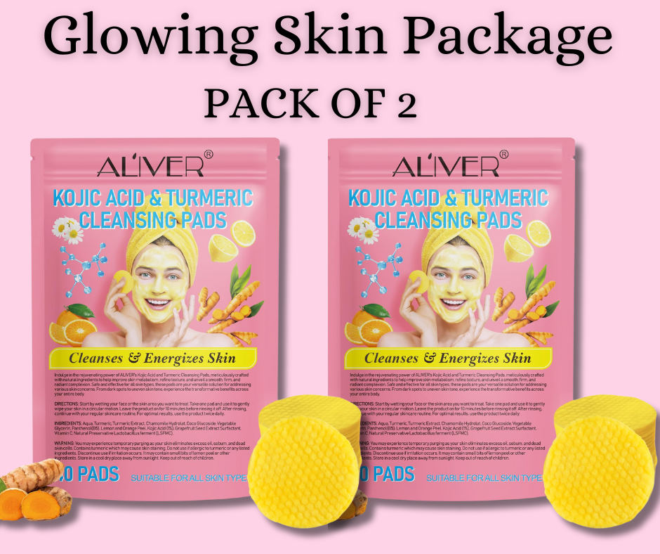 🎁LAST DAY SALE 🔥Turmeric Kojic Acid Cleansing Pads