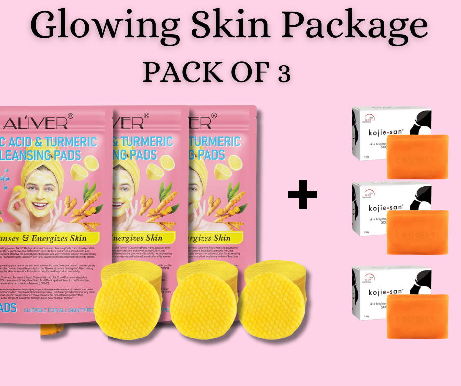 🎁LAST DAY SALE 🔥Turmeric Kojic Acid Cleansing Pads