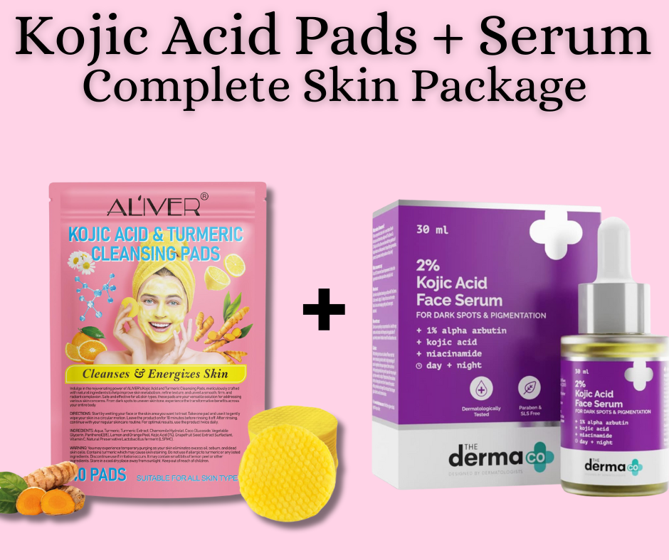 🎁LAST DAY SALE 🔥Turmeric Kojic Acid Cleansing Pads