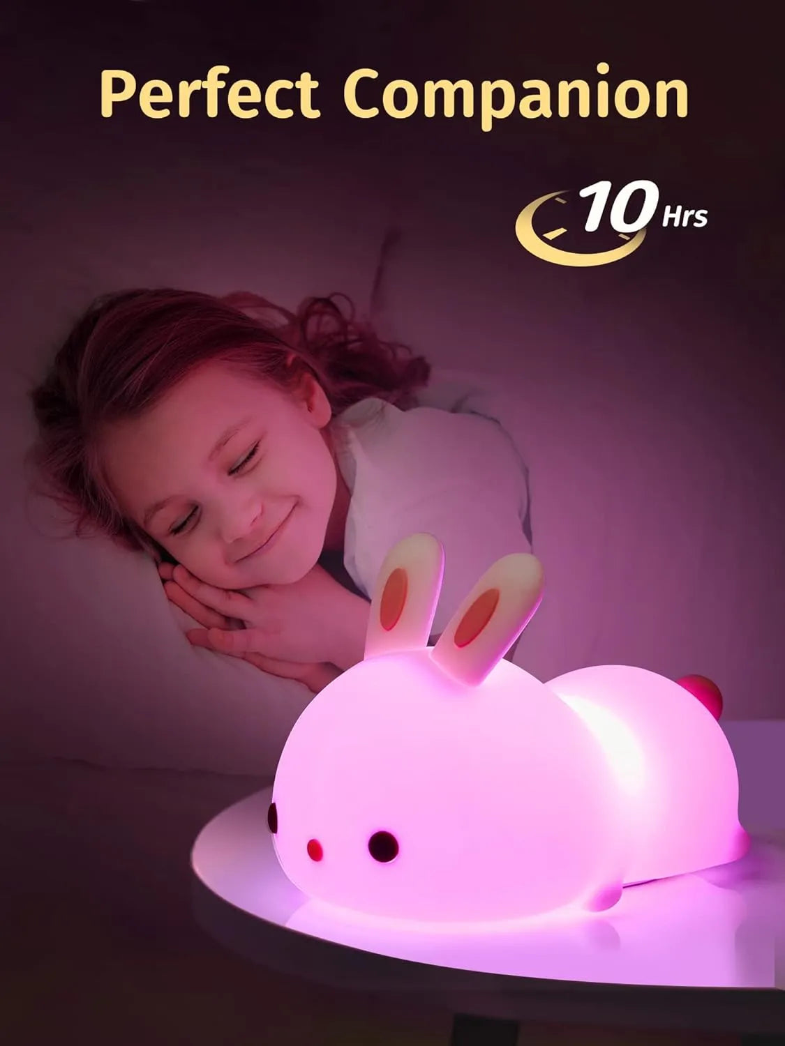 Cute Bunny Kids Night Light