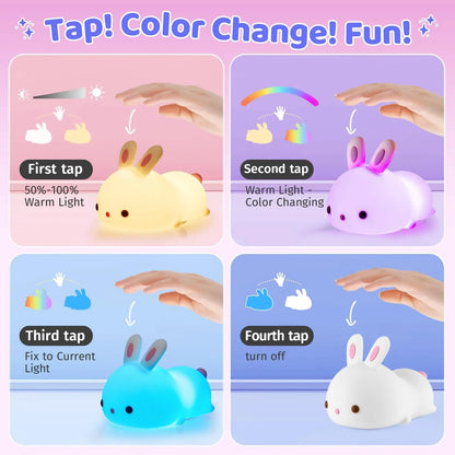 Cute Bunny Kids Night Light