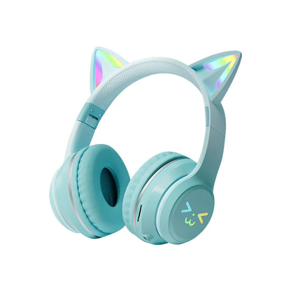 RGB Cat Ear Wireless Headphones