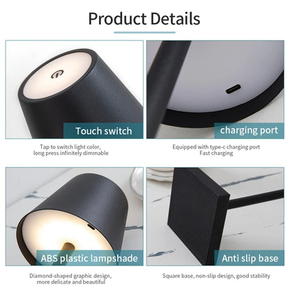 Usb Rechargeable Table Lamp