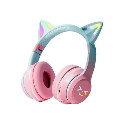 RGB Cat Ear Wireless Headphones