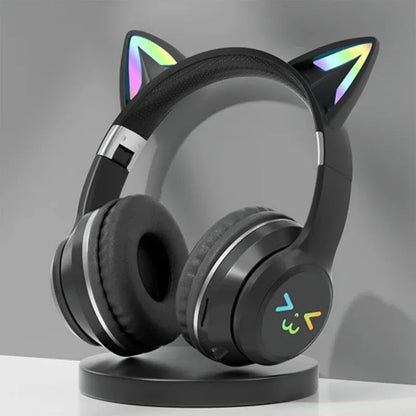 RGB Cat Ear Wireless Headphones